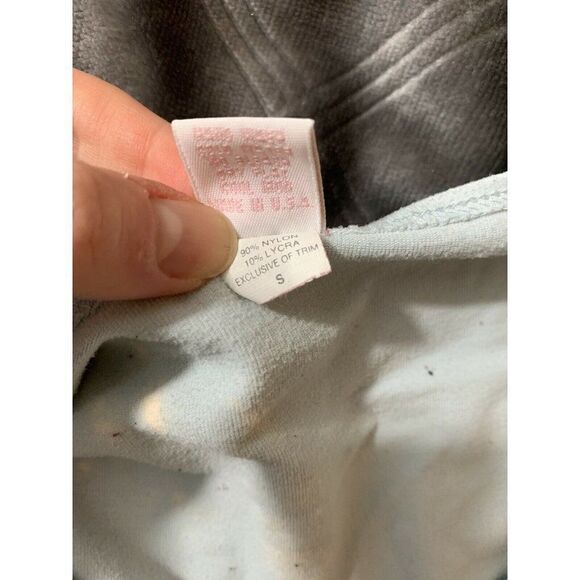 Only Hearts Womens Solid Light Blue Long Sleeve Nylon Top T Shirt Small - Picture 6 of 9